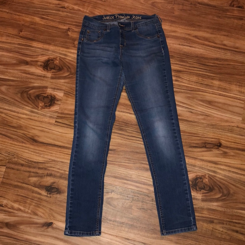 Girls blue jeans
